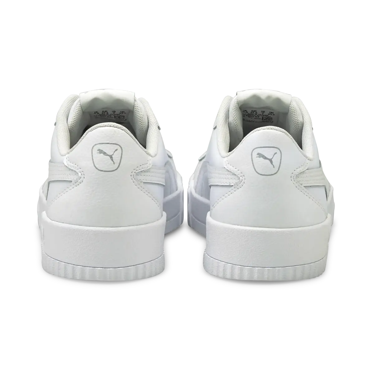 Puma Carina Crew Puma White-Puma White Beyaz Kadın Günlük Spor Ayakkabı