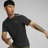 Puma Traın Jacquard Ss Tee Siyah Erkek Koşu Ve Performans T-Shirt