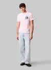 Calvin Klein SS 30s EU BH BOX GRAPHIC TEE Pembe Erkek Tişört