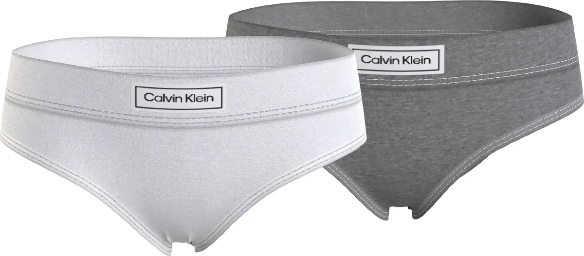 Calvin Klein 2PK BIKINI-HERITAGE Kadın Gri Bkini Külot Set