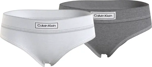 Calvin Klein 2PK BIKINI-HERITAGE Kadın Gri Bkini Külot Set