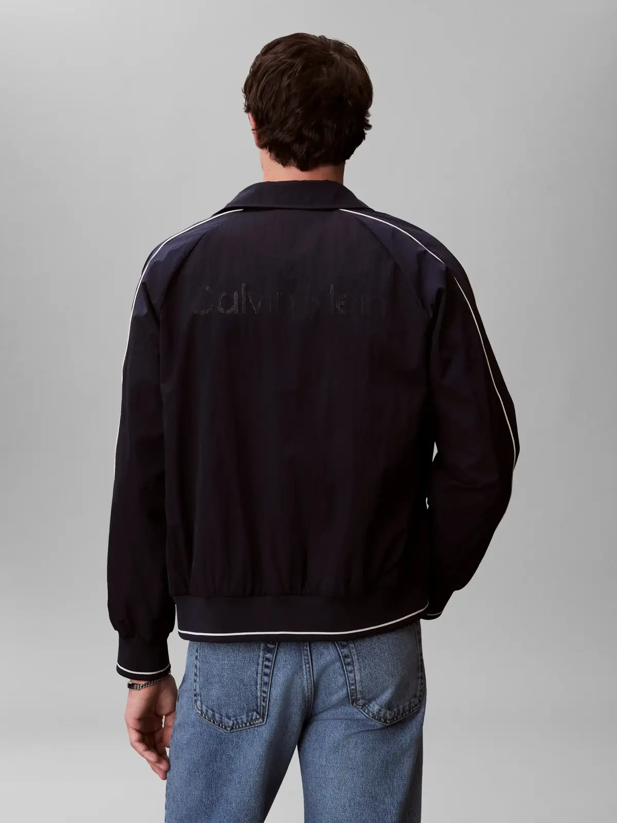 LS NYLON SNAP BOMBER, CEF, S