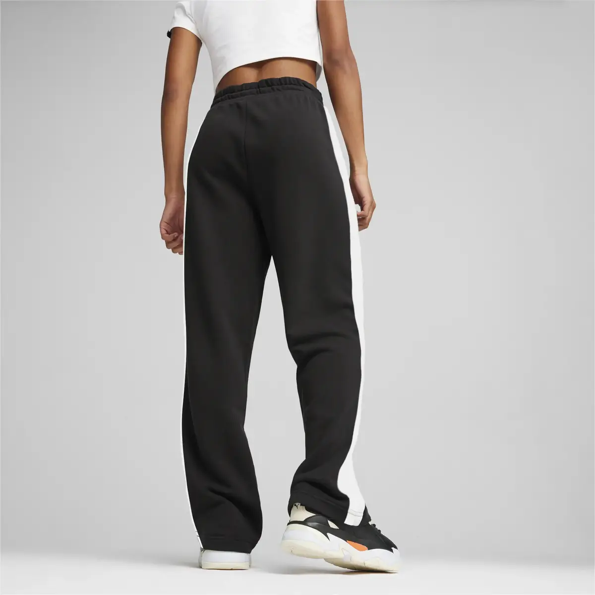 Puma ICONIC T7 Straight leg Track Pants TR Siyah Kadın Eşofman Altı