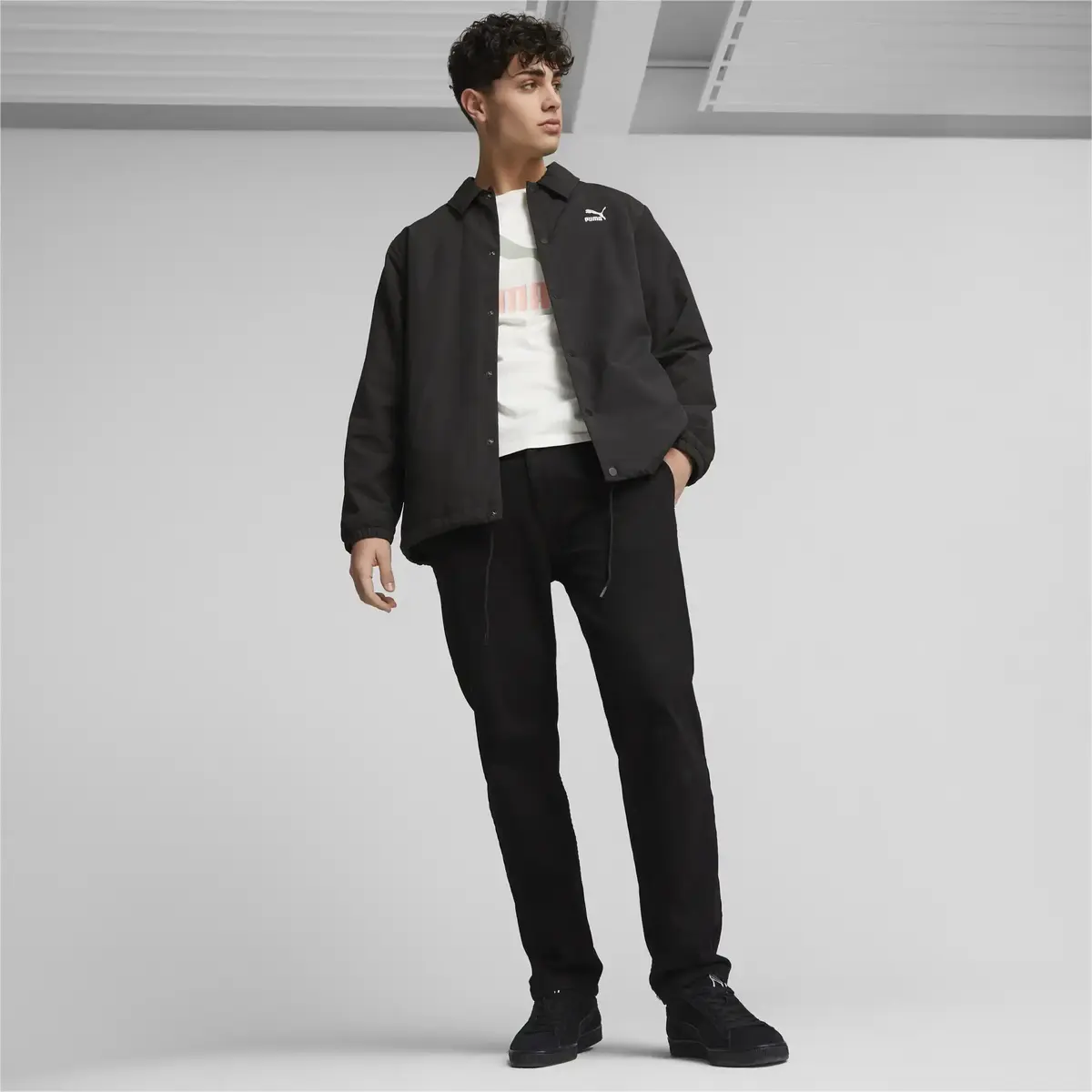 Puma Classics Coach Siyah Erkek Ceket