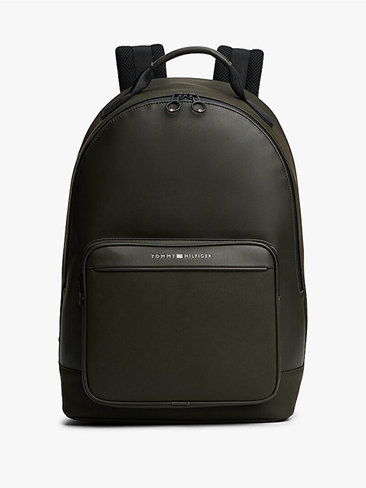 Tommy Hilfiger TH FOUNDATION BACKPA, Erkek Siyah Sırt Çantası