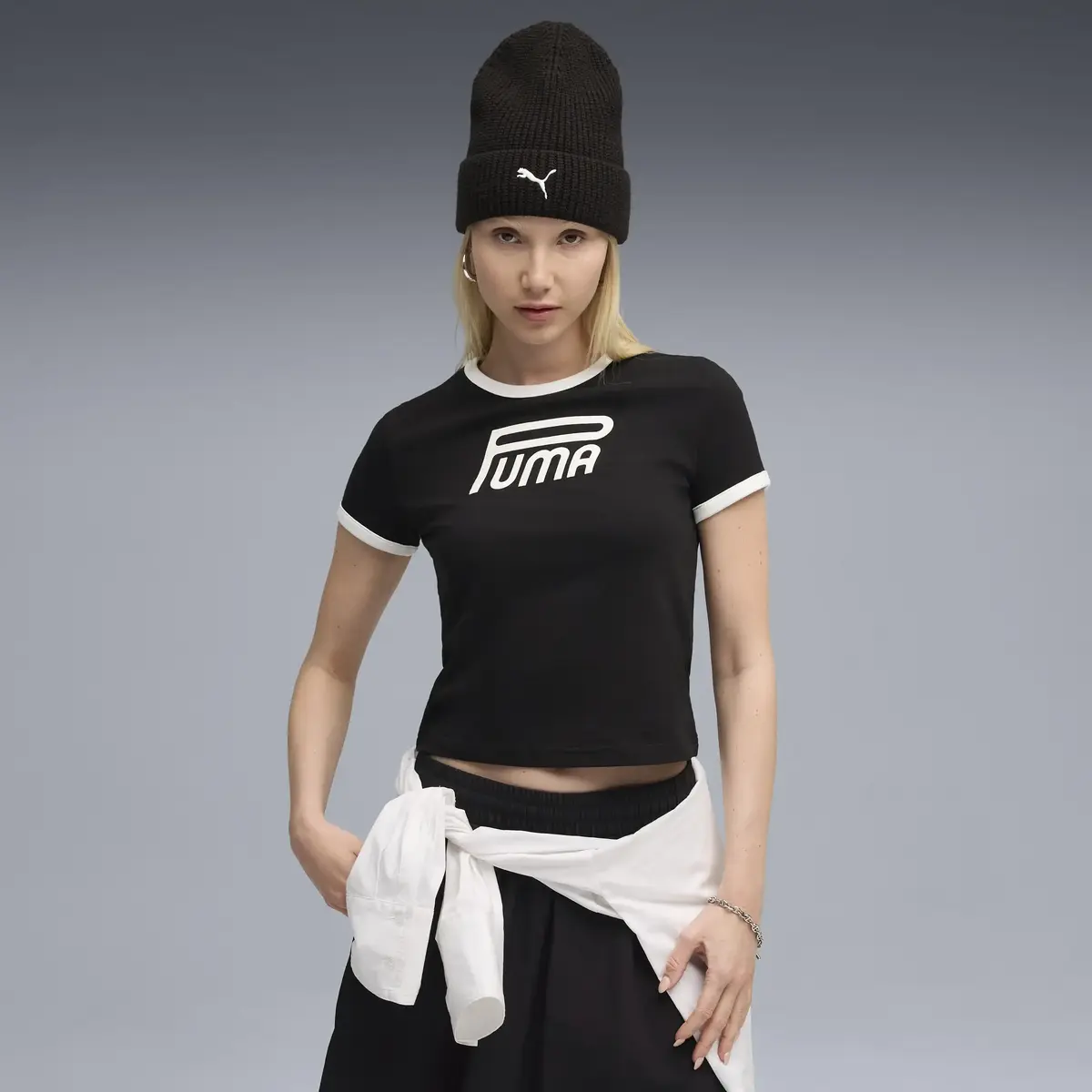 Puma FUTURE.PUMA.ARCHIVE Tee Siyah Kadın T-Shirt