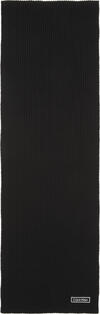 Calvin Klein PATCH CHUNKY RIB COTTON SCARF Siyah Erkek Atkı