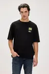 BAD BEAR ALFEO T-SHIRT Erkek Siyah T-Shirt