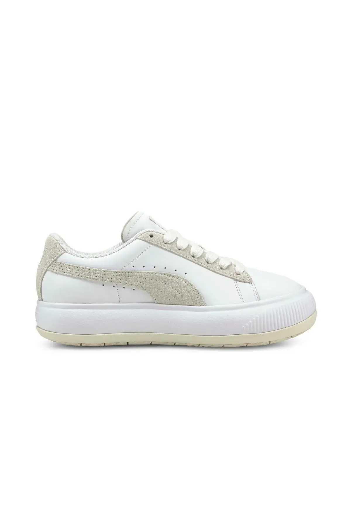 Puma Suede Mayu Mix Wn S Beyaz-Gri Kadın Günlük Spor Ayakkabı