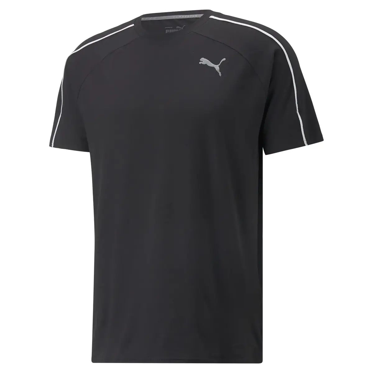 Puma Traın Cloudspun Ss Tee Siyah Erkek Koşu Ve Performans T-Shirt