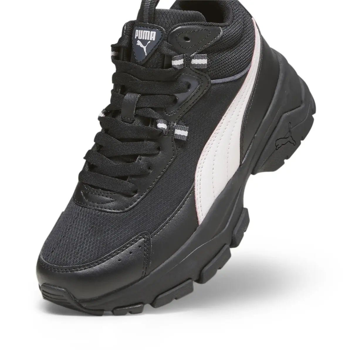 Puma Cassia Via Mid Siyah Kadın Spor Ayakkabı