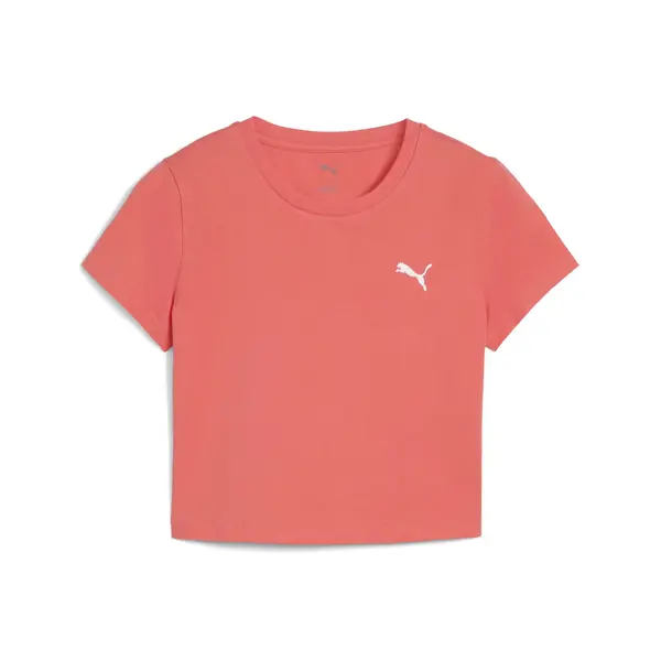 Puma WARDROBE ESS Baby Tee Pembe Kadın T-Shirt