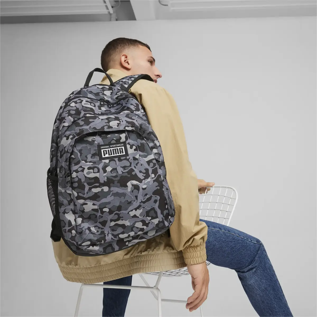 PUMA Academy Backpack Gri Unisex Sırt Çantası
