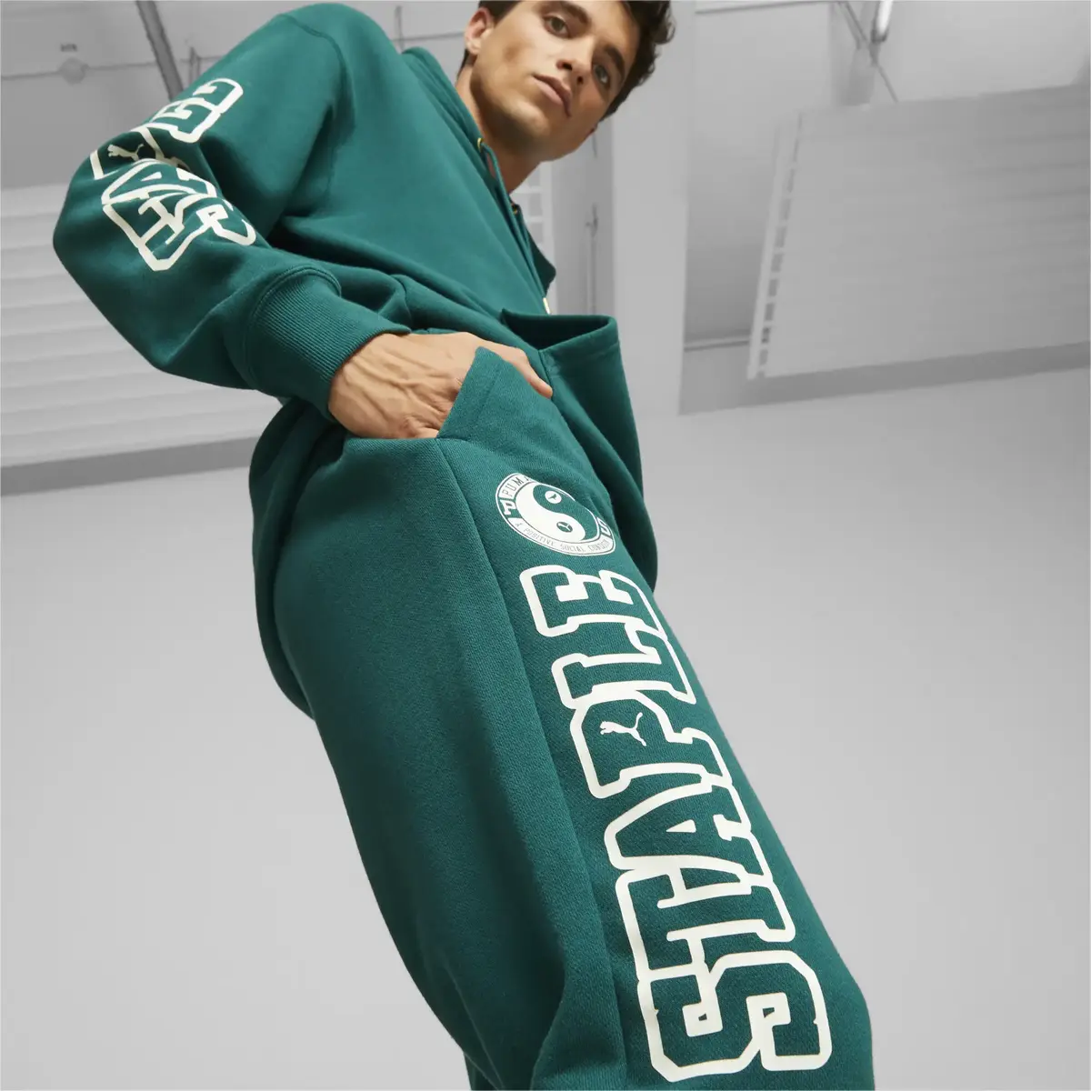 PUMA X STAPLE Sweatpants Yeşil Erkek Eşofman Altı