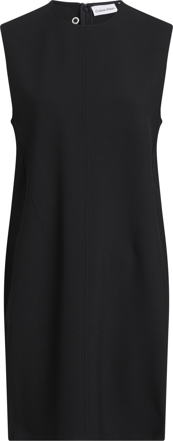 Calvin Klein HEAVY VISCOSE NS SHI Kadın Siyah Elbise