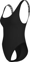 Calvin Klein SCOOP BACK ONE PIECE Kadın Siyah Mayo