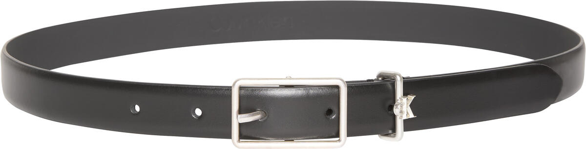 Calvin Klein SQUARE BUCKLE CK LOOP 25MM Siyah Kadın Kemer Calvin Klein SQUARE BUCKLE CK LOOP 25MM Siyah Kadın Kemer
