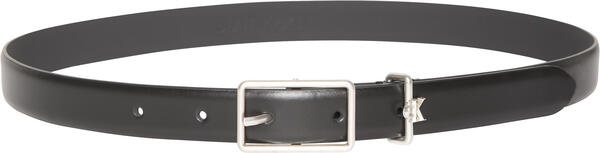 Calvin Klein SQUARE BUCKLE CK LOOP 25MM Siyah Kadın Kemer