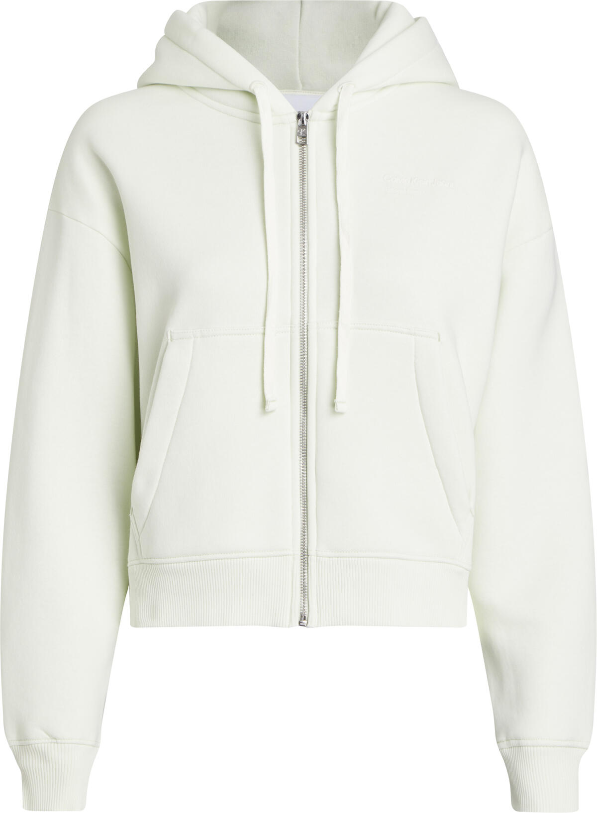 Calvin Klein BACK GALAXY AW ZIP T Kadın Yeşil Fermuarlı Ceket
