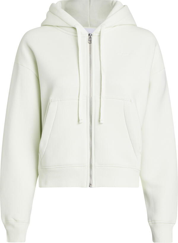Calvin Klein BACK GALAXY AW ZIP T Kadın Yeşil Fermuarlı Ceket