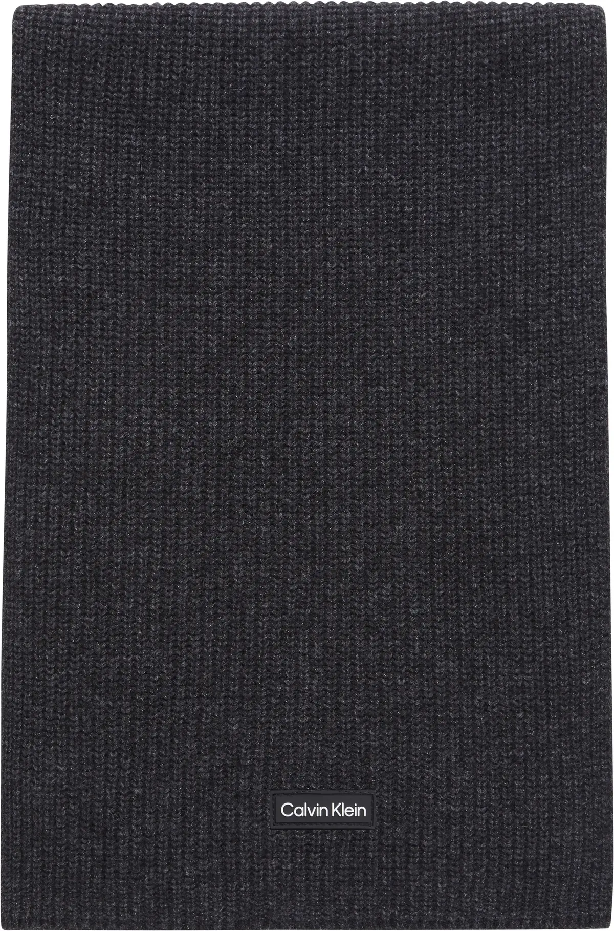 Calvin Klein DADDY WOOL KNIT SCAR Erkek Siyah Atkı