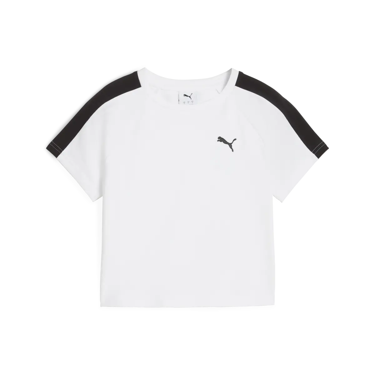 PUMA T7 Baby Tee Beyaz Kadın Crop