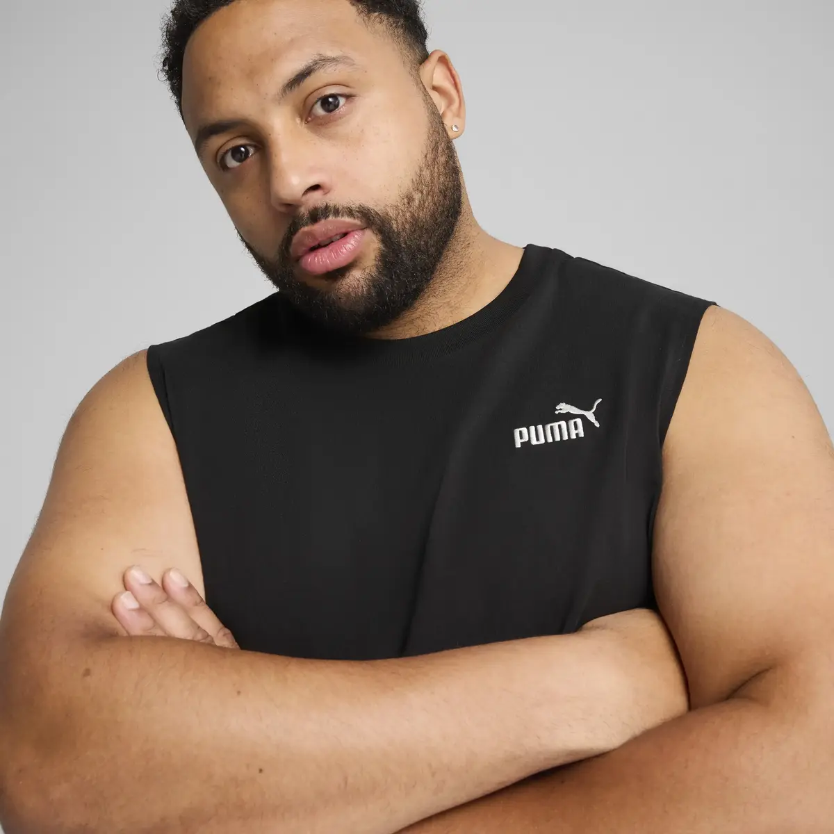 Puma ESS Sleeveless Tee Siyah Erkek T-Shirt & Polo