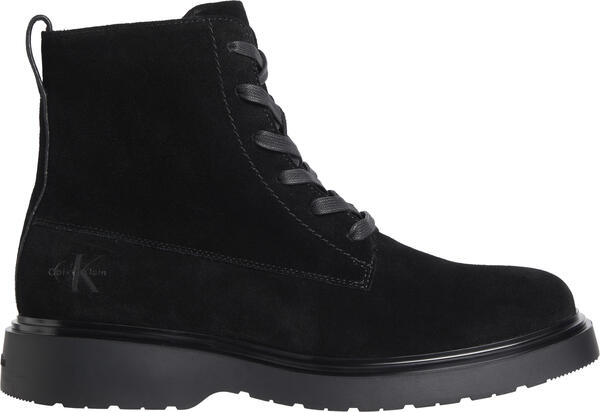 Calvin Klein COMBAT ESS LACE UP ZIP BOOT SU Siyah Erkek Bot