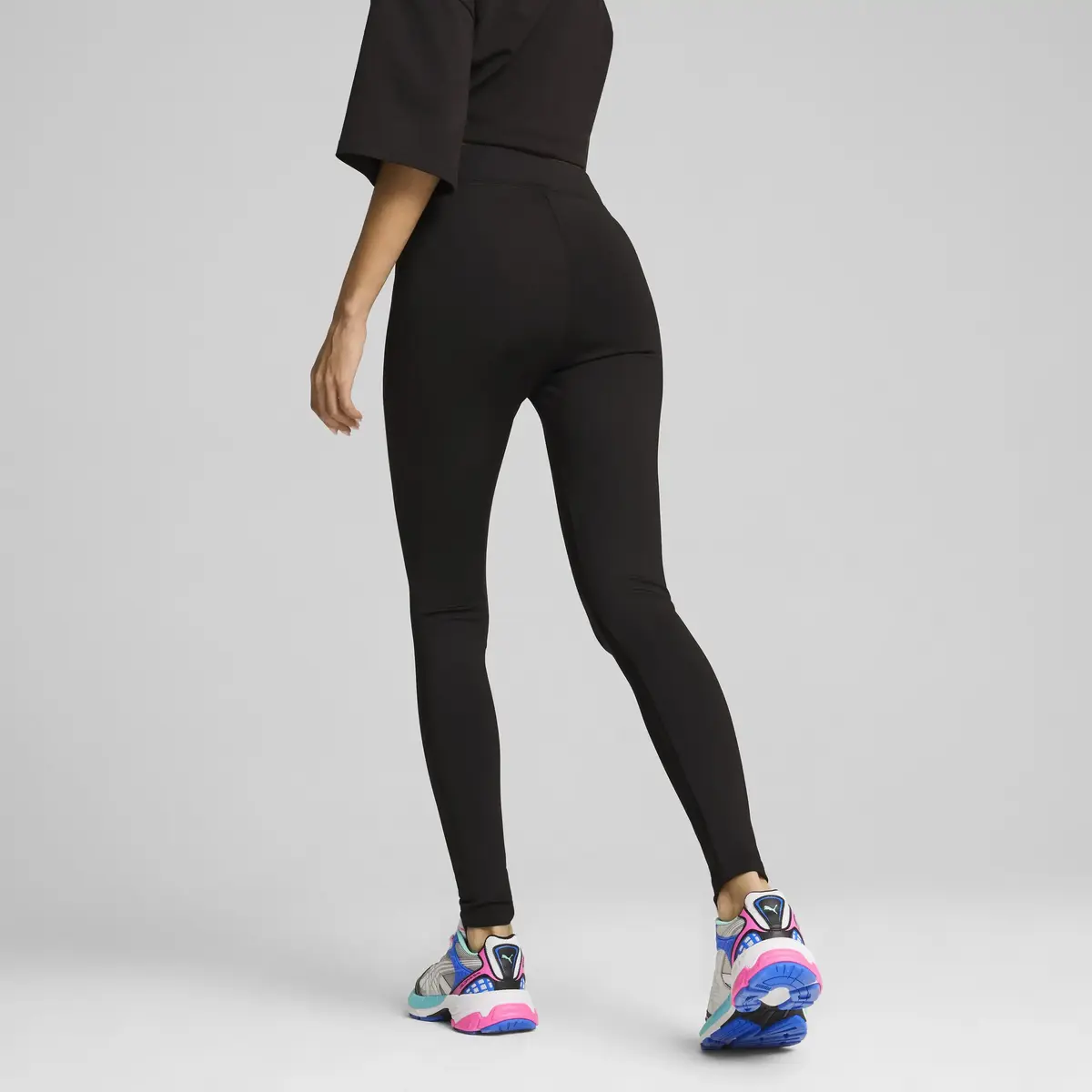Puma CLASSICS Wrap High Waist Leggings Siyah Kadın Tayt