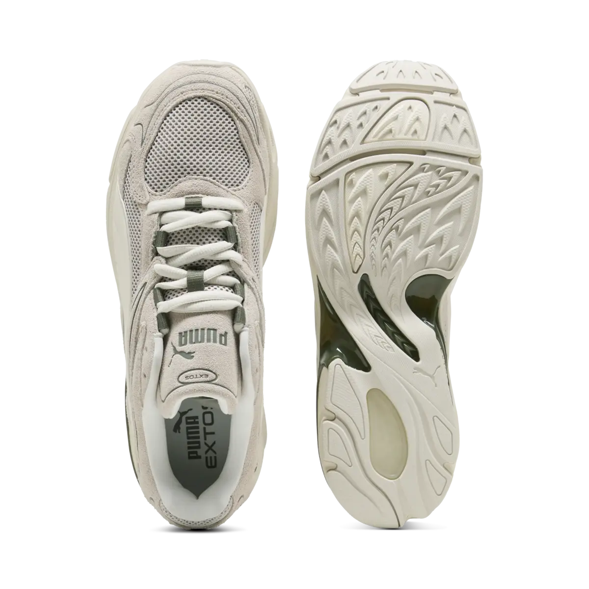 Puma Extos SD Krem Unisex Spor Ayakkabı