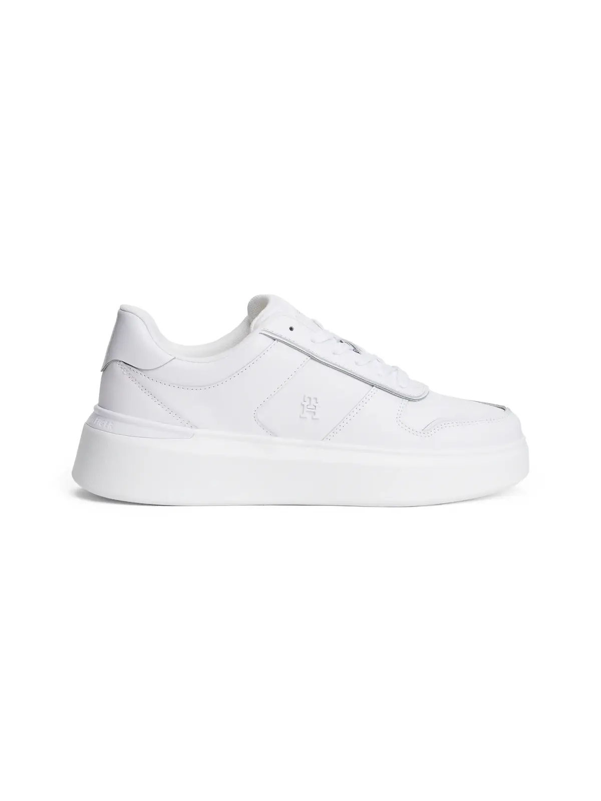 Tommy Hilfiger PATENT PLATFORM SNEAKER Beyaz Kadın Günlük Spor Ayakkabı