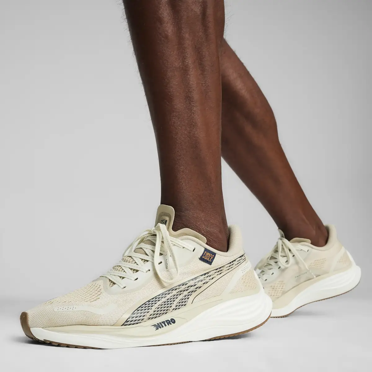 Puma Velocity NITROTM3 FM Krem Erkek Yürüyüş ve Koşu Ayakkabısı