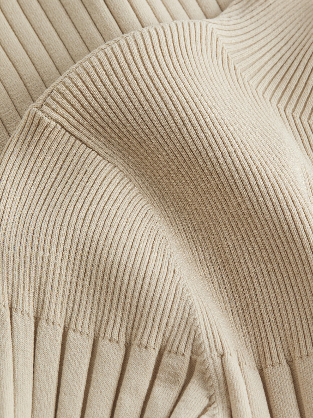 Calvin Klein SENSUAL ICONIC RIB D Kadın Kahverengi Elbise