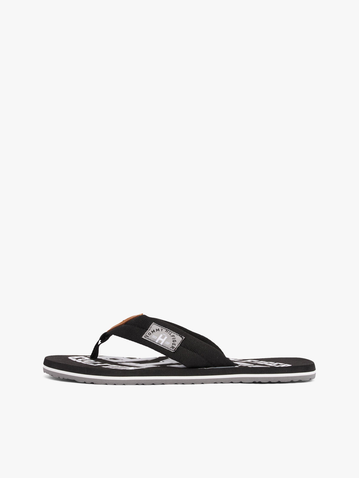 Tommy Hilfiger ESSENTIAL TH BEACH S Erkek Siyah Terlik