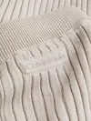 Calvin Klein ICONIC RIB MAXI SKIR Kadın Krem Etek