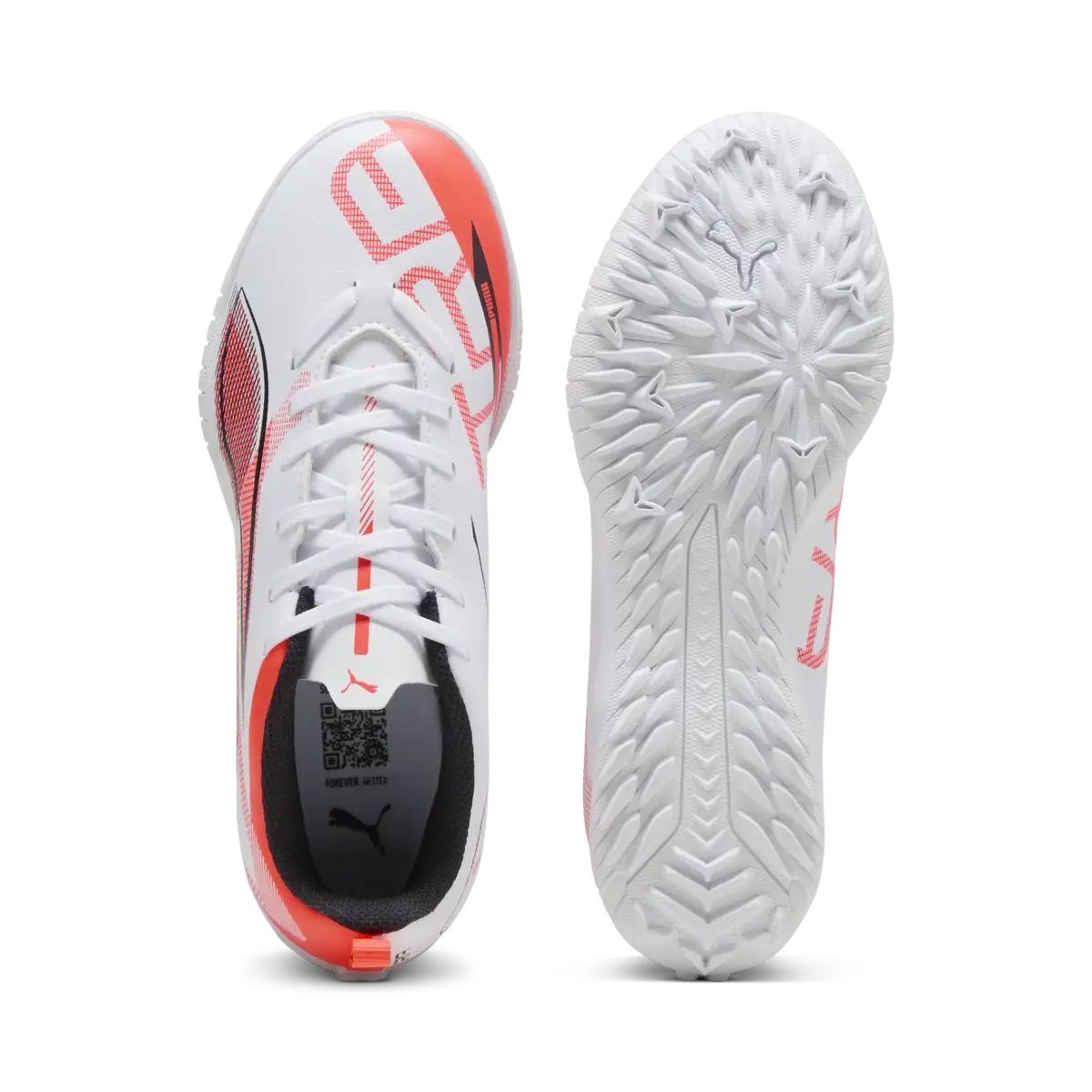 Puma ULTRA 5 PLAY TT Jr Beyaz Çocuk Halı Saha Ayakkabısı