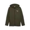 Puma EVOSTRIPE Full-Zip Hoodie Yeşil Erkek Sweatshirt
