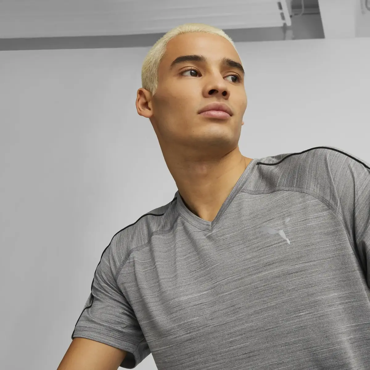 Puma Train Cloudspun Gri Erkek T-Shirt