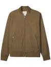 Calvin Klein LS MATTE BOMBER JACK Kahverengi Erkek Fermuarlı Ceket