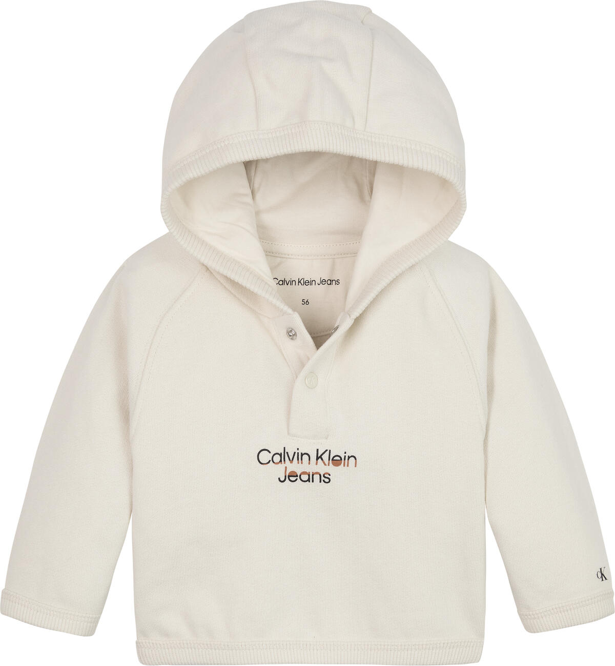 Calvin Klein HERO LOGO FLEECE HOO Bebek Krem Hoodie