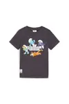 Puma X THE SMURFS Graphic Tee Siyah Unisex T-Shirt