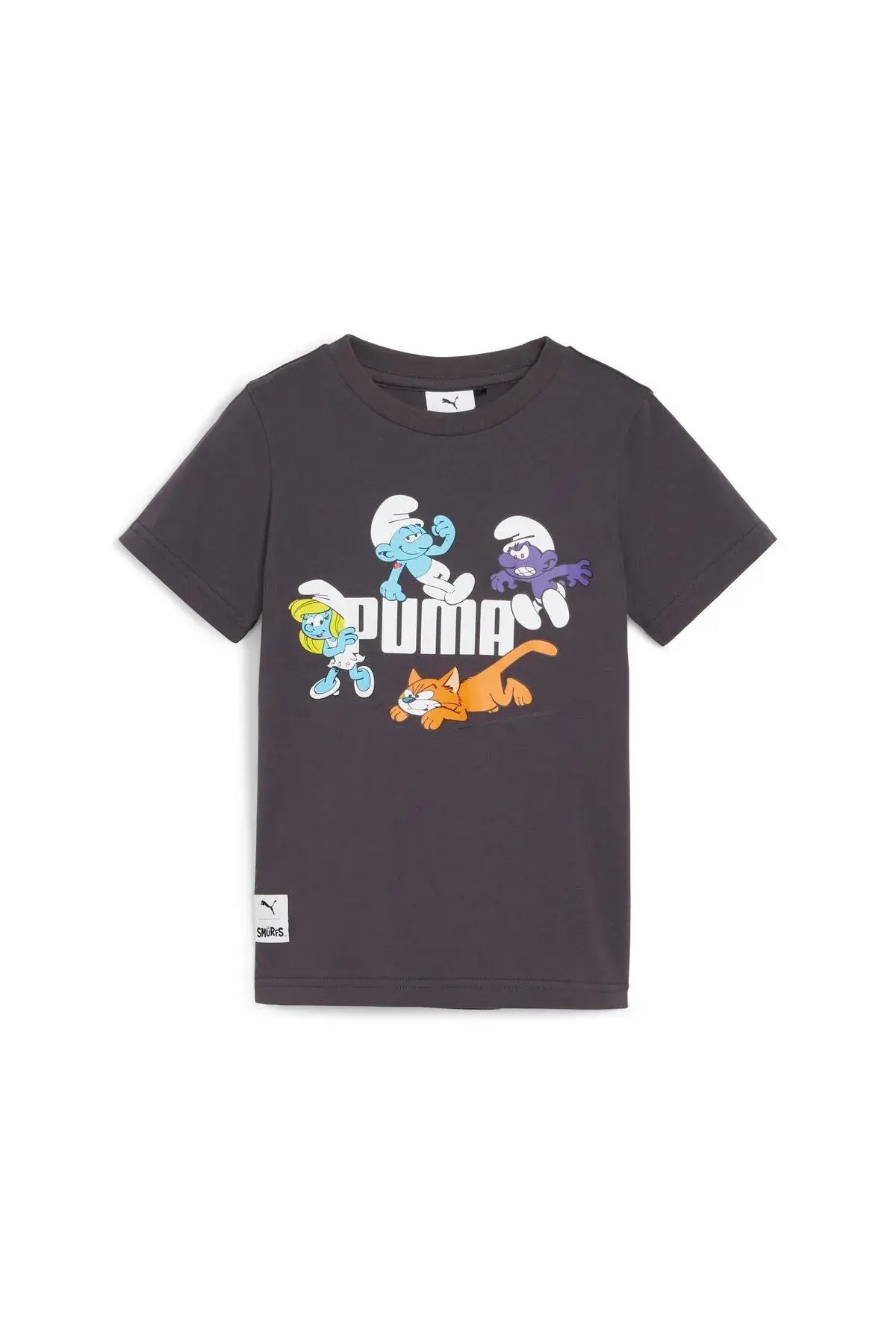 Puma X THE SMURFS Graphic Tee Siyah Unisex T-Shirt