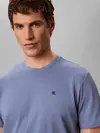 Calvin Klein SS CLASSIC MONOGRAM, C4I Mavi Erkek T-Shirt
