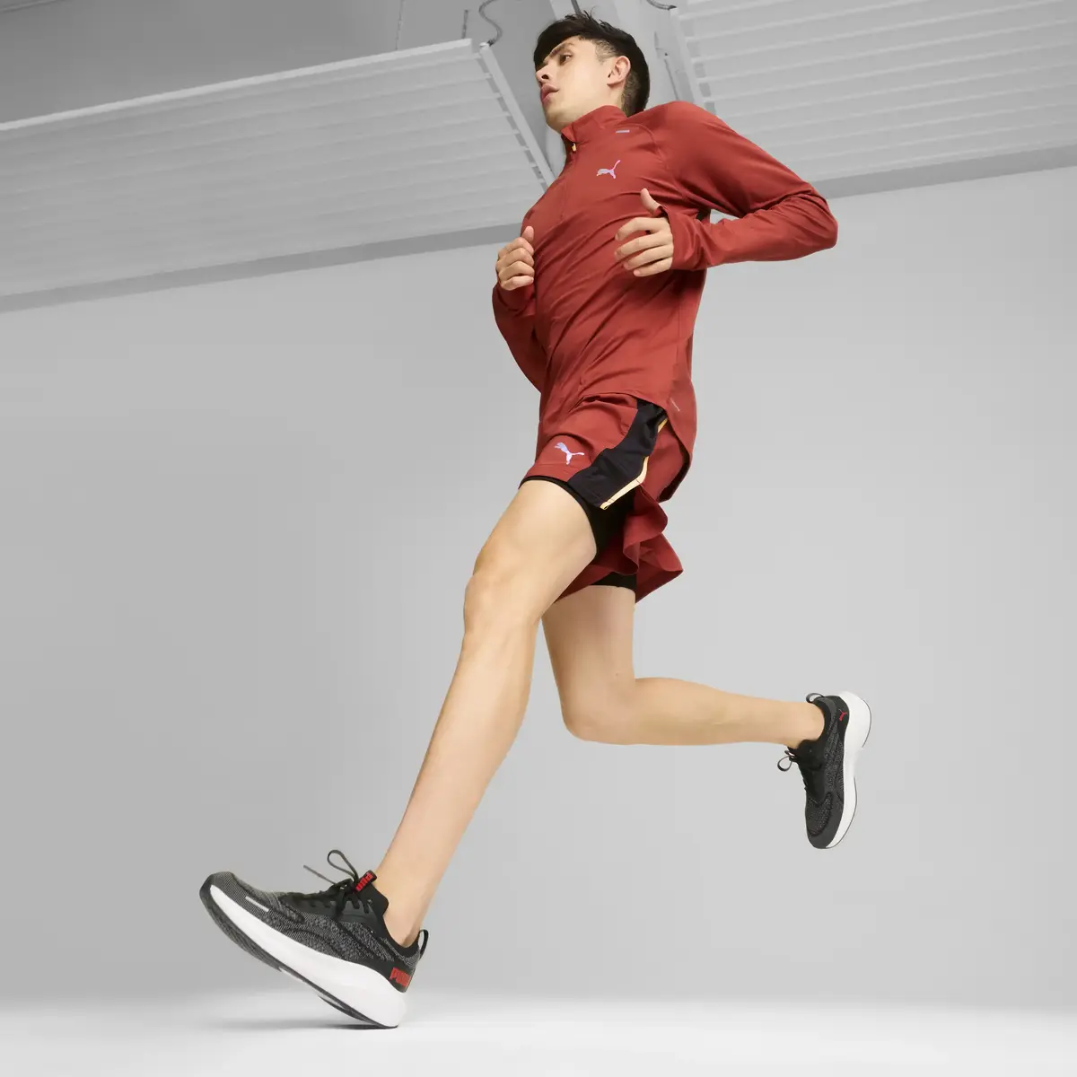 Puma Skyrocket Lite Engineered Siyah Erkek Yürüyüş ve Koşu Ayakkabısı