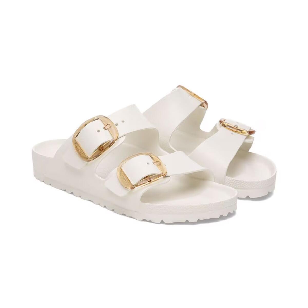 Birkenstock Arizona Eva Big Buckle Beyaz Kadın Plaj Terliği