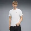 PUMA ESS ELEVATED Tee Beyaz Erkek T-Shirt