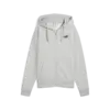 PUMA ESS Comfort Full-Zip Hoodie Gri Kadın Sweatshirt