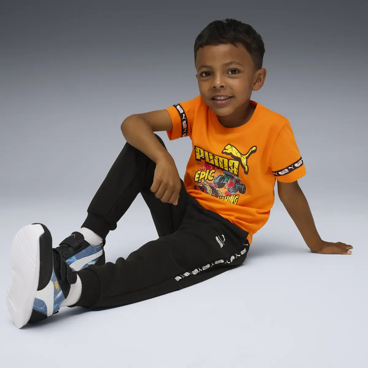Puma X HOT WHEELS Tee Turuncu Unisex T-Shirt & Polo
