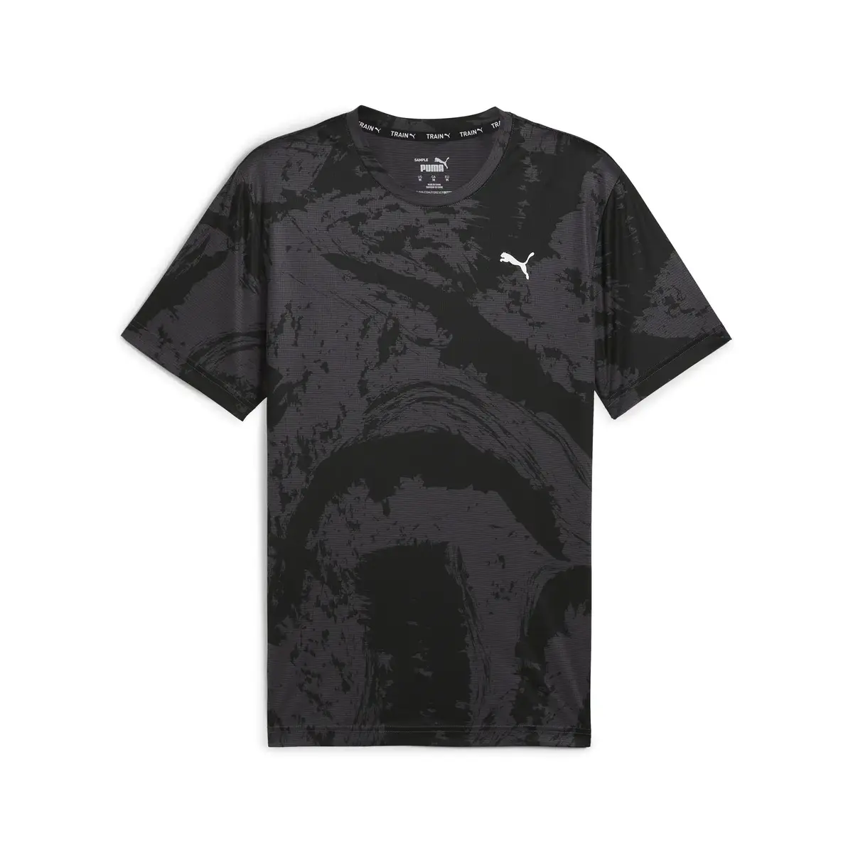 Puma Train All Day AOP Tee Siyah Erkek T-Shirt