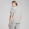 PUMA ESS ELEVATED Tee Gri Erkek T-Shirt